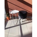 Стол журнальный Sheffilton SHT-CT8 артикул Сж-85 белый муар (+)